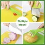 Kids Cooking Tools Set Manufacturer - Safe Knives & Crinkle Cutter Board Toddler