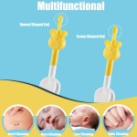 Baby Nose and Ear Cleaner Factory - 2 Pack 3 in 1 Soft Silicone Picker Tool