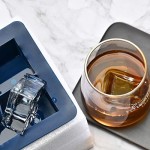 Silicone Clear Crystal Ice Cube Mold Manufacturer - Easy Release Whiskey Design