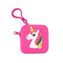 Silicone Children's Coin Purse Factory - Rectangle Zipper Closure Waterproof Gift