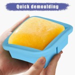 Kitchen Freezer Container Manufacturer - 1-2 Cup Silicone Ice Cube Bowl Tray Mold