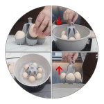 Silicone Egg Holder Manufacturer - High Temperature Resistant Boiled Food Storage