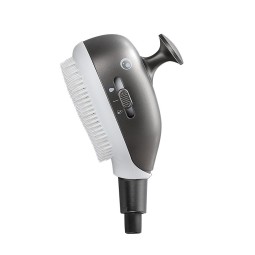 High Quality Kids Bath Brush Manufacturer - Grey Pink Long Handle Skin Exfoliator