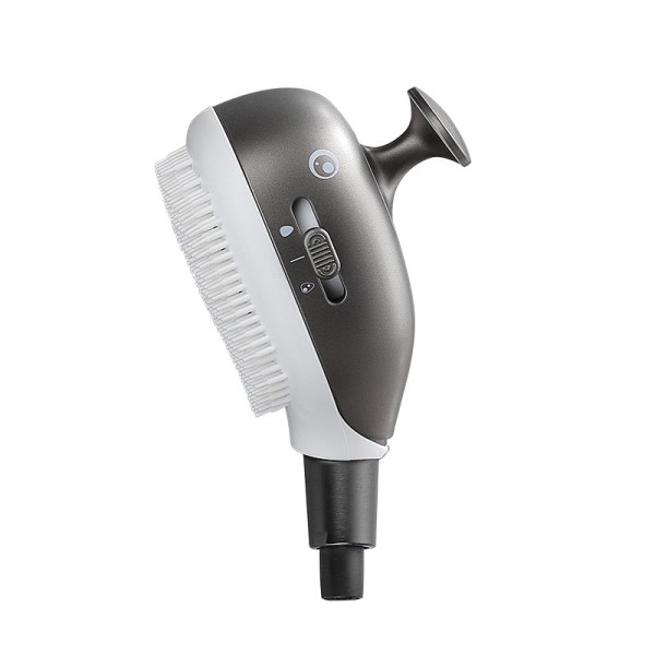 High Quality Kids Bath Brush Manufacturer - Grey Pink Long Handle Skin Exfoliator