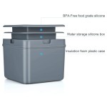 Clear Ice Cube Mold Factory - Modern Crystal Square Block Container Easy Release