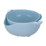 Rotating Kitchen Bowl Factory - Double-layer Plastic Eco-friendly Drain Basin