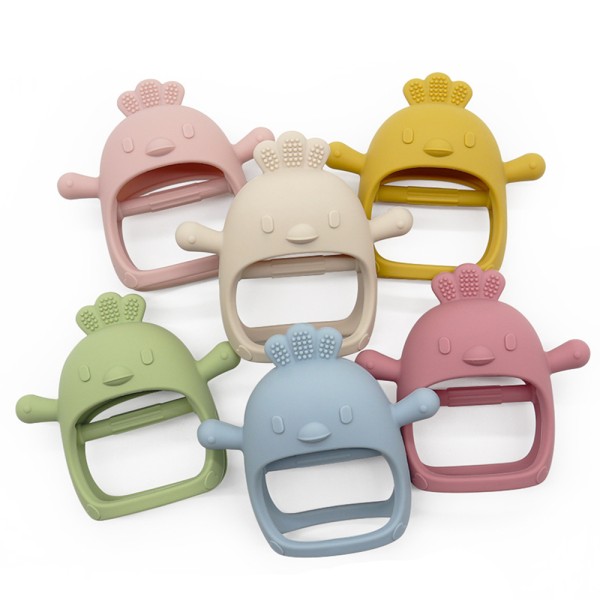 Baby Teething Toy Factory - BPA-Free Silicone Rudder Wood Ring Sensory Bracelet