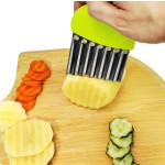 Crinkle Cutter Manufacturer - Stainless Steel Potato Vegetable Wavy Chopper Slicer