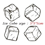 Whiskey Ice Cube Mold Factory - Clear Crystal Plastic Silicone Square Container