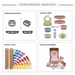 Toddler Silicone Feeding Bowl Set Manufacturer - BPA Free Solid Color with Handle