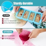 Extra-large Rectangle Silicone Freezer Container Manufacturer - 1-2 Cup Inner Tray