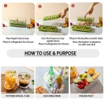 Silicone Ice Cube Tray Factory - Portable One-Touch Release 64 Grids Maker