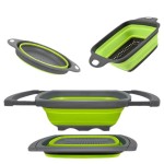 Collapsible Strainer Factory - Tomato Fruit Vegetable Silicone Plastic Sink Basket