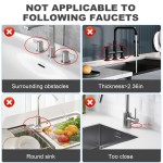 Sink Splash Guard Manufacturer - Silicone Faucet Mat Washable Drip Protector Pad