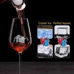 Portable Clear Ice Block Maker Factory - 8 Cavity Small Crystal Cube Machine