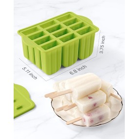 Spiral Ice Cream Popsicle Mold Manufacturer - 6 Cavity Handmade Props DIY Yogurt Bar