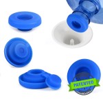 Eco-Friendly Silicone Water Jug Cap Factory - Custom Strong Sealing No Spill Cap