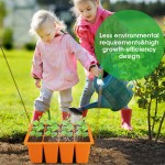 Manual Seed Starting Tray Manufacturer - Germination 4 6 12 Cell Silicone Planter