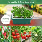 Garden Germination Tray Factory - 4 12 Cell Silicone Plant Nursery Seedling Tray