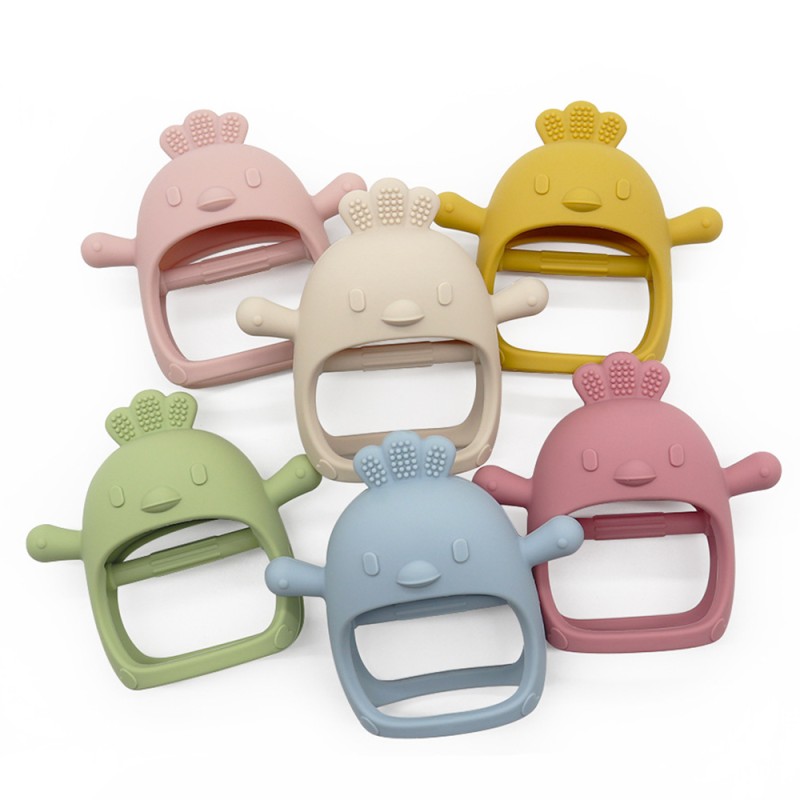 Baby Silicone Teether Mittens Manufacturer - Custom Logo BPA-Free Animal Design