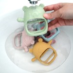 Baby Teething Toy Factory - BPA-Free Silicone Rudder Wood Ring Sensory Bracelet