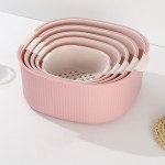 Double Layer Kitchen Colander Manufacturer - Plastic Rotating Fruit Vegetable Cleaning