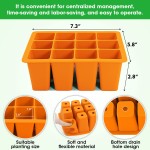 Manual Seed Starting Tray Manufacturer - Germination 4 6 12 Cell Silicone Planter
