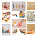 Baby Teether Ring Manufacturer - Eco-friendly Silicone & Wood Teething Toy