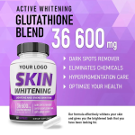 OEM 90000mg Gluta Thione Capsule 100% Organic Skin Whitening Vitamin C Collagen Capsules Candy Pills for Non-Pregnant Adults
