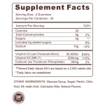 WXW OEM ODM Kids Organic Vitamin D3 Bone and Immune Health Vegan Gummy 60 Gummies Vitamin D3