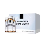 Anti Hangover Drink Liver Health Herbal Supplement Pueraria Mirifica and Milk Thistle Extract No More Hangovers Oral Liquid