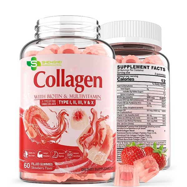 Natural Glutathiones Collagen Gummies Effects and Pure Vitamins Anti-Oxidant Effects Skin Whitening Gummies