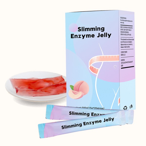 Customize Brand LOGO Magic Fruit Flavor Supplement Slimming Enzyme Jelly Detox Product Fruit Konjac Chia Seed Jelly Sticks