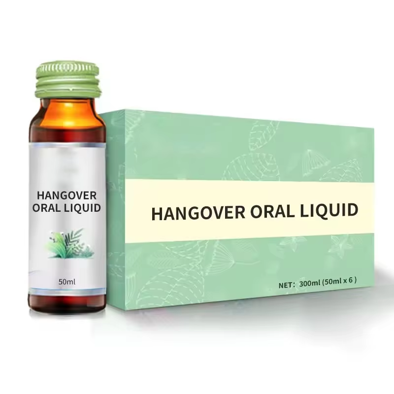 Anti Hangover Drink Liver Health Herbal Supplement Pueraria Mirifica and Milk Thistle Extract No More Hangovers Oral Liquid