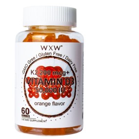 Private Label OEM Vitamin D3 Gummies Supports Healthy Bone Heart Calcium Absorption Immune Health Kids