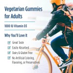 100% Pure Natural Dietary Supplement Bone Heart Calcium Absorption Immune Health Vegan Gummy Vitamin D3 Gummies