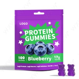 Well Designed Private Label Halal Energy Supplements Sugar Free Vegan Protein Candy Gummies Protein Gummies