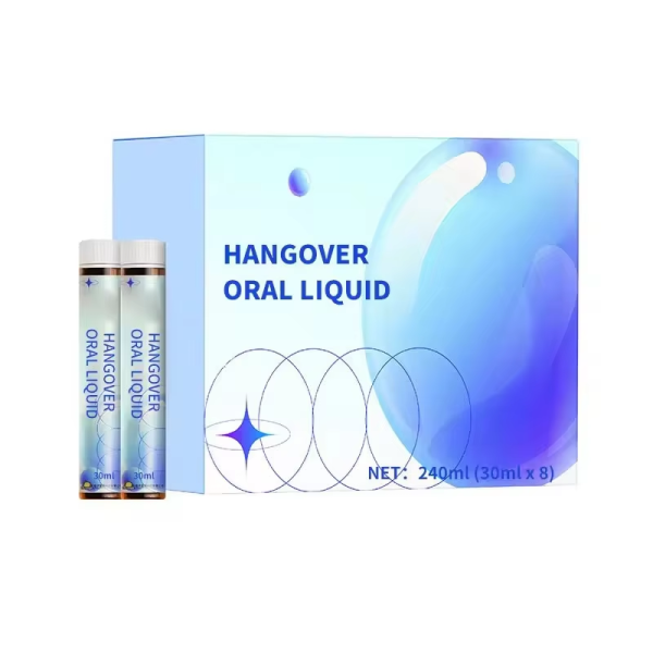 Anti Hangover Drink Liver Health Herbal Supplement Pueraria Mirifica and Milk Thistle Extract No More Hangovers Oral Liquid