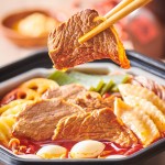 405G打开小炉子麻辣牛肉自热火锅食物即食加热牛肉火锅自煮火锅