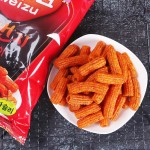 韩国小吃热辣鸡肉卷麻辣年糕棒最受欢迎的小吃