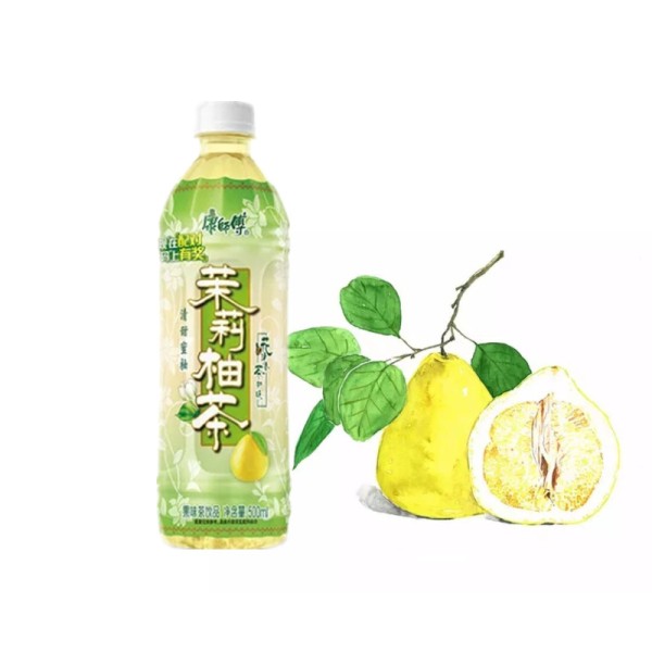 批发著名柚子茶饮料瓶装红茶饮料玫瑰荔枝绿茶饮料