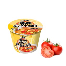 批发流行的中国方便面番茄面包装杯方便面