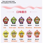 批发便宜魔术棒棒糖工厂定价水果味的岩石棒棒糖