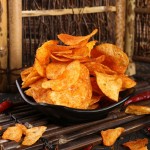 批发中国食品零食土豆异国袋装脆皮薯片