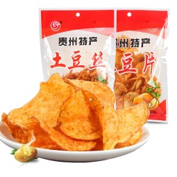 批发中国食品零食土豆异国袋装脆皮薯片