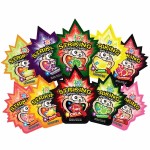 批发便宜魔术棒棒糖工厂定价水果味的岩石棒棒糖