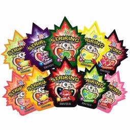 批发便宜魔术棒棒糖工厂定价水果味的岩石棒棒糖