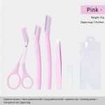 Eyebrow Razor Kit Manufacturer - 5 in 1 Unisex Facial Face Shaver Tweezers Scissors