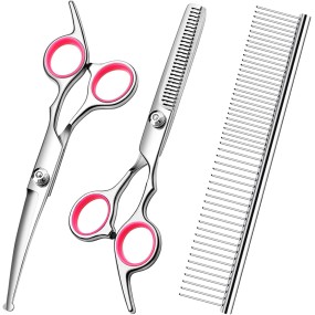 Dog Grooming Kit Manufacturer - Professional Safety Round Tips Stainless Steel Shears