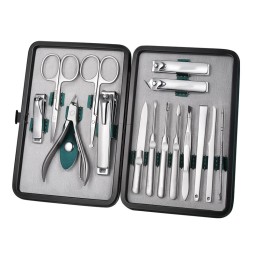 Manicure Set Manufacturer - 15 Pcs Luxury Gift Box Professional Salon Nail Tools